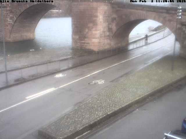 Archived image Webcam Heidelberg: Old Bridge