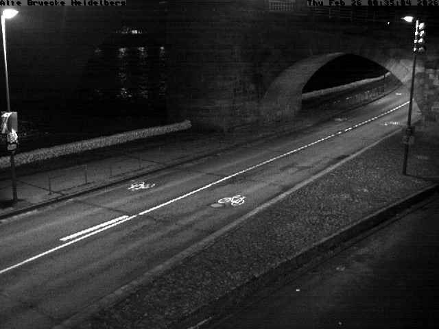 Archived image Webcam Heidelberg: Old Bridge