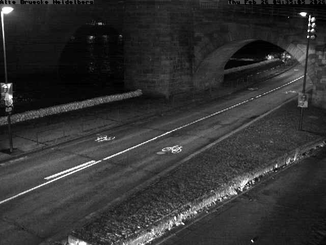 Archived image Webcam Heidelberg: Old Bridge