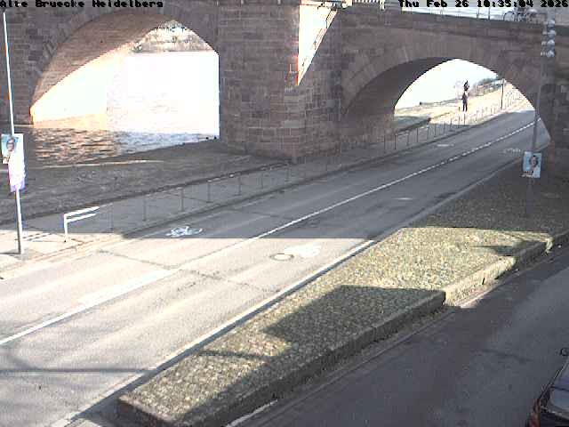 Archived image Webcam Heidelberg: Old Bridge