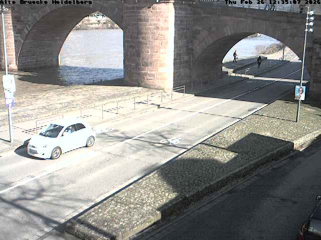 Archived image Webcam Heidelberg: Old Bridge