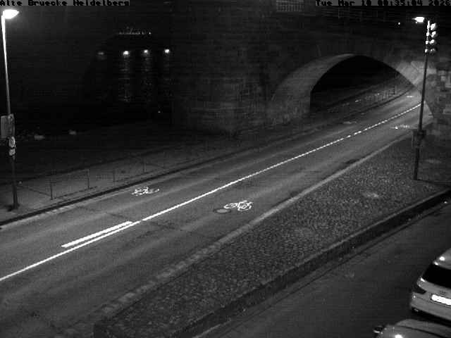 Archiv Foto Webcam Heidelberg: Alte Brücke am Neckar