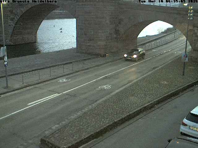 Archiv Foto Webcam Heidelberg: Alte Brücke am Neckar