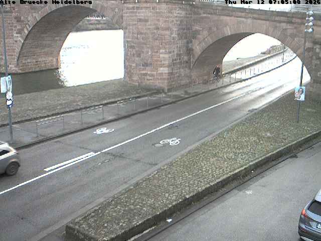 Archiv Foto Webcam Heidelberg: Alte Brücke am Neckar