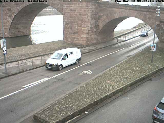 Archiv Foto Webcam Heidelberg: Alte Brücke am Neckar