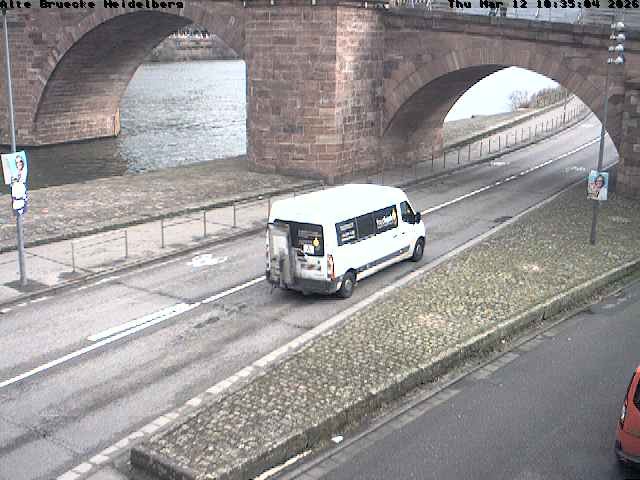 Archiv Foto Webcam Heidelberg: Alte Brücke am Neckar