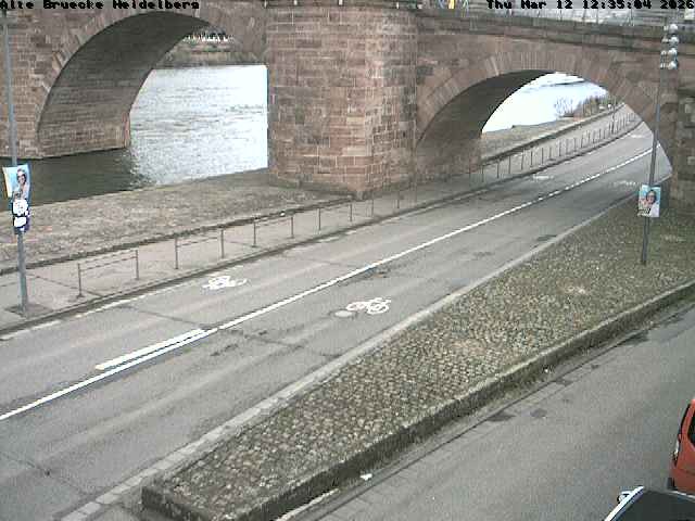 Archiv Foto Webcam Heidelberg: Alte Brücke am Neckar