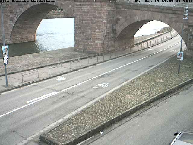 Archiv Foto Webcam Heidelberg: Alte Brücke am Neckar
