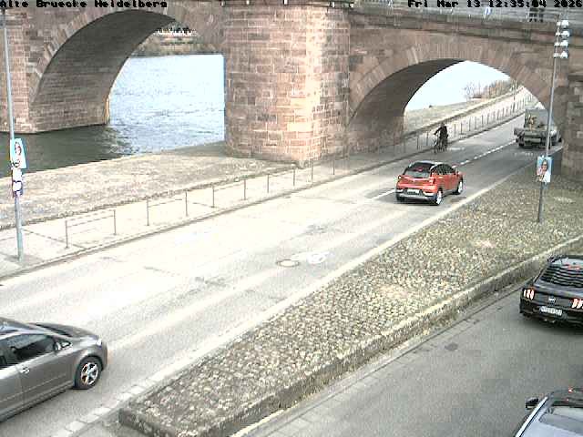 Archiv Foto Webcam Heidelberg: Alte Brücke am Neckar