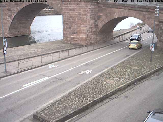 Archiv Foto Webcam Heidelberg: Alte Brücke am Neckar