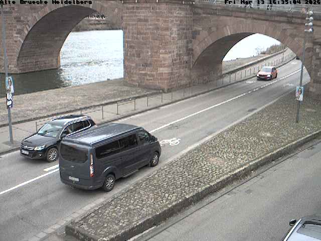 Archiv Foto Webcam Heidelberg: Alte Brücke am Neckar