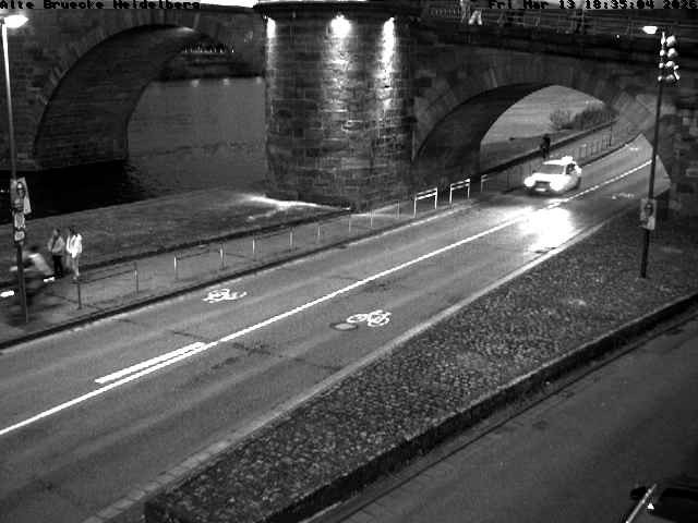 Archiv Foto Webcam Heidelberg: Alte Brücke am Neckar