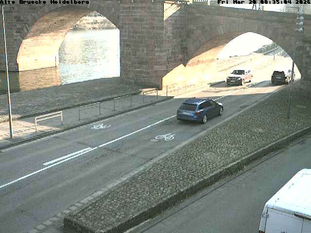 Archiv Foto Webcam Heidelberg: Alte Brücke am Neckar