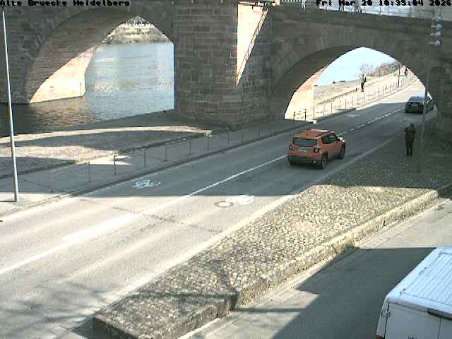 Archiv Foto Webcam Heidelberg: Alte Brücke am Neckar