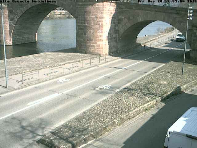 Archiv Foto Webcam Heidelberg: Alte Brücke am Neckar