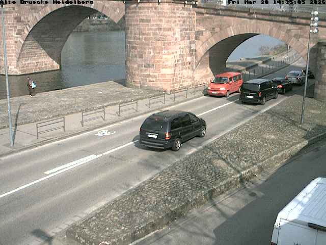 Archiv Foto Webcam Heidelberg: Alte Brücke am Neckar