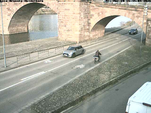 Archiv Foto Webcam Heidelberg: Alte Brücke am Neckar