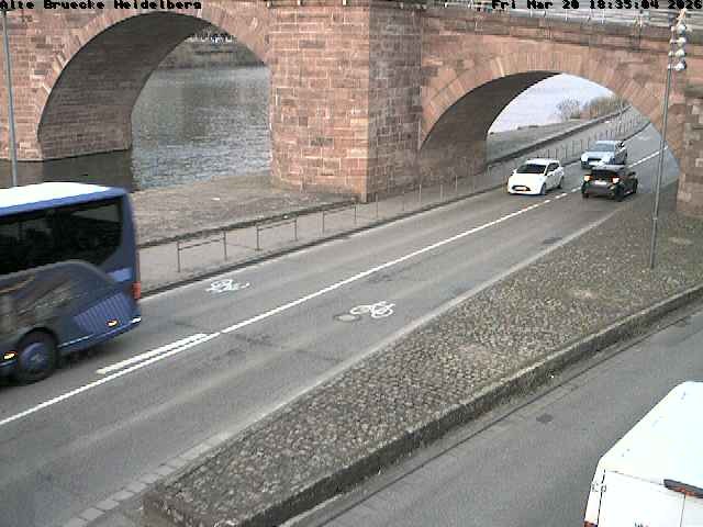 Archiv Foto Webcam Heidelberg: Alte Brücke am Neckar