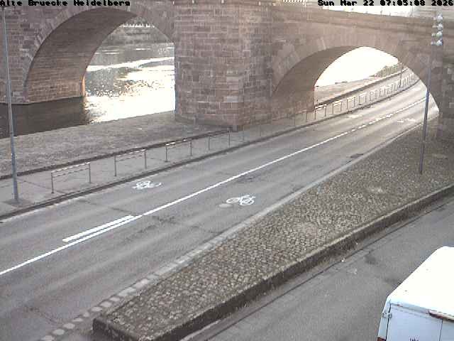 Archiv Foto Webcam Heidelberg: Alte Brücke am Neckar