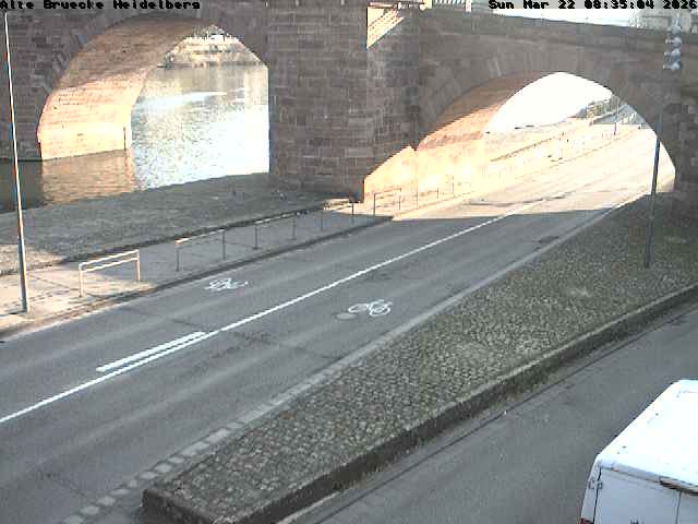 Archiv Foto Webcam Heidelberg: Alte Brücke am Neckar