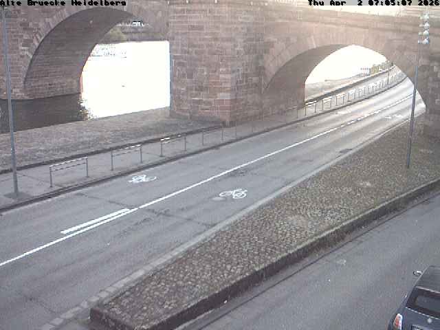 Archiv Foto Webcam Heidelberg: Alte Brücke am Neckar