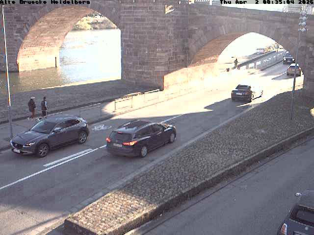 Archiv Foto Webcam Heidelberg: Alte Brücke am Neckar