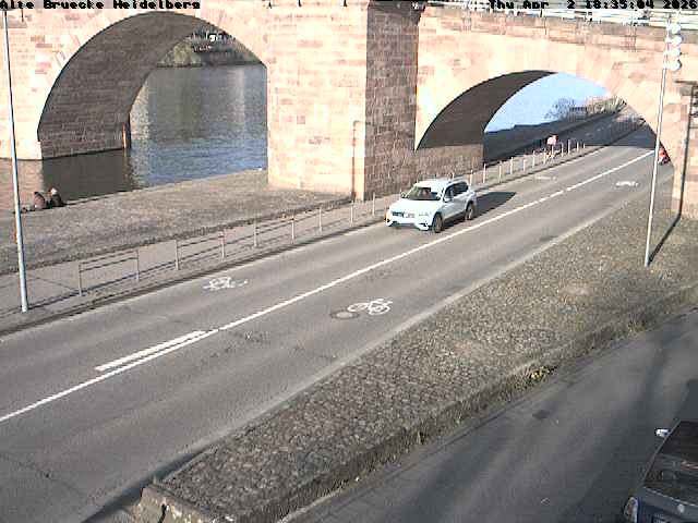 Archiv Foto Webcam Heidelberg: Alte Brücke am Neckar