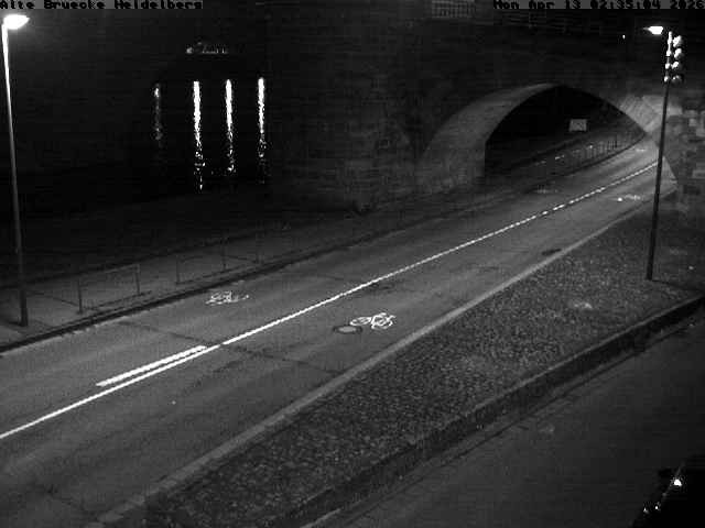 Archived image Webcam Heidelberg: Old Bridge