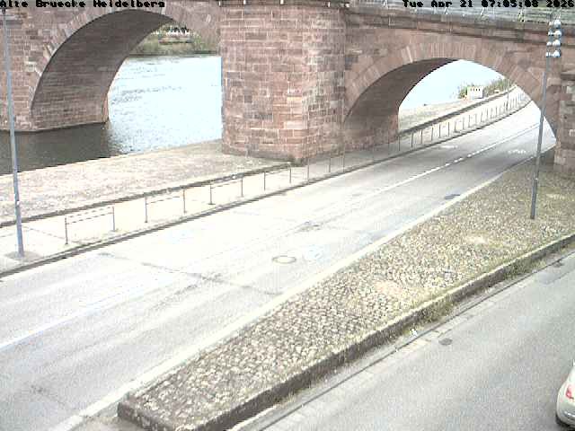 Archiv Foto Webcam Heidelberg: Alte Brücke am Neckar