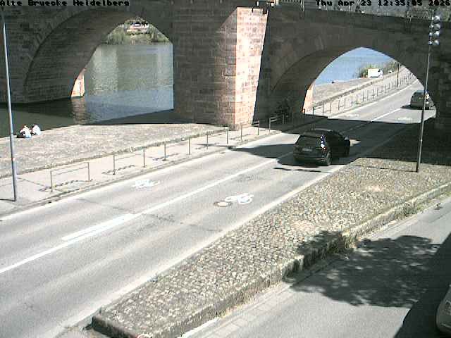 Archiv Foto Webcam Heidelberg: Alte Brücke am Neckar