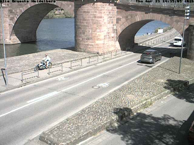 Archiv Foto Webcam Heidelberg: Alte Brücke am Neckar