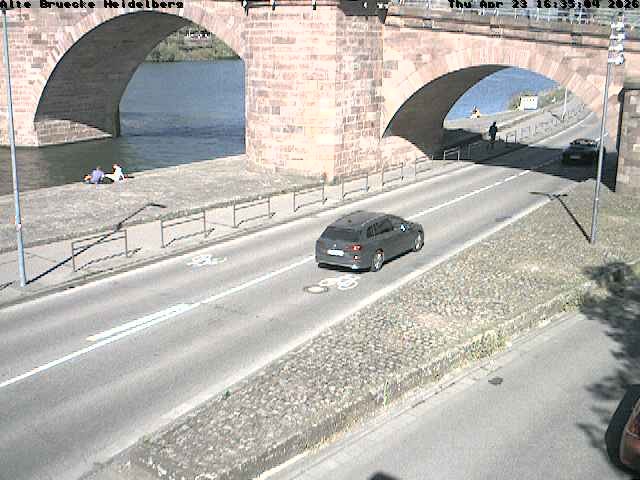 Archiv Foto Webcam Heidelberg: Alte Brücke am Neckar