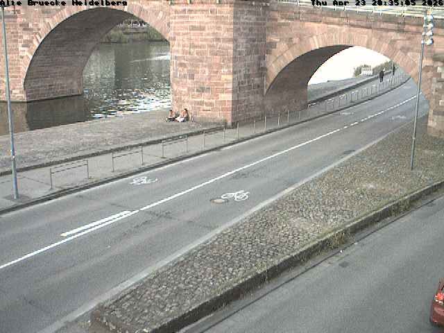 Archiv Foto Webcam Heidelberg: Alte Brücke am Neckar