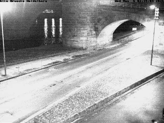 Archived image Webcam Heidelberg: Old Bridge