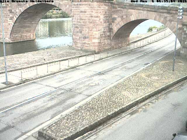 Archived image Webcam Heidelberg: Old Bridge