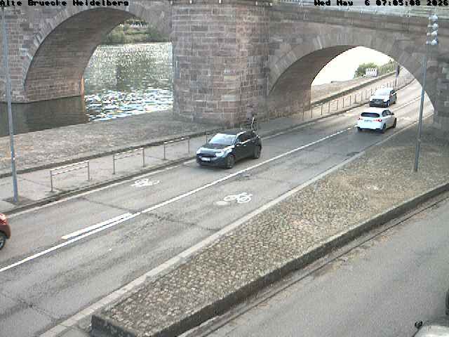 Archived image Webcam Heidelberg: Old Bridge