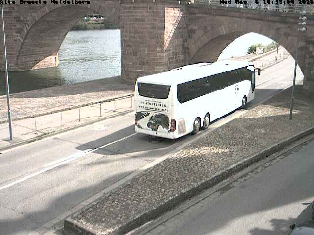 Archived image Webcam Heidelberg: Old Bridge