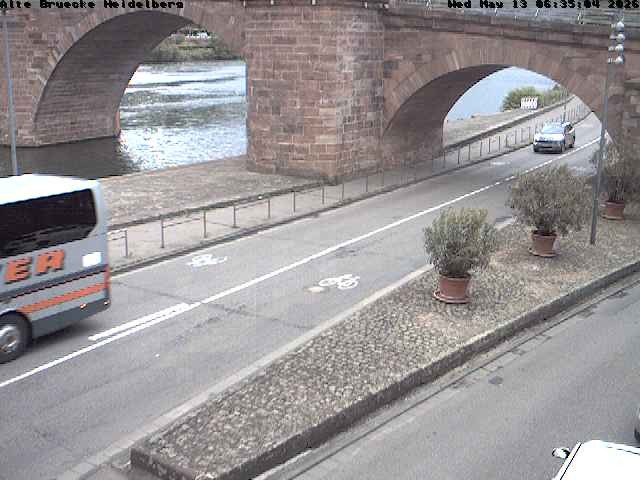 Archiv Foto Webcam Heidelberg: Alte Brücke am Neckar