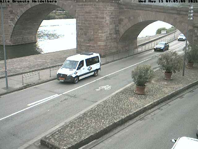 Archiv Foto Webcam Heidelberg: Alte Brücke am Neckar