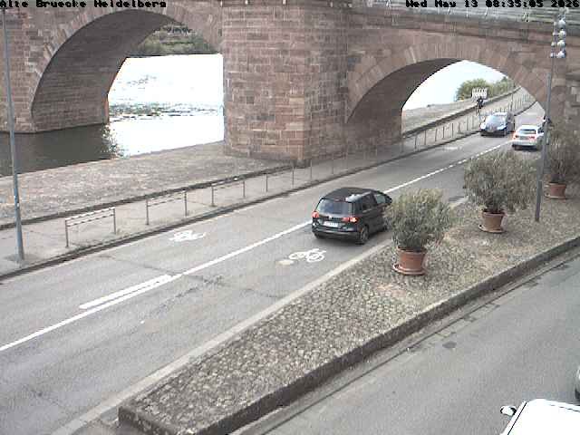 Archiv Foto Webcam Heidelberg: Alte Brücke am Neckar