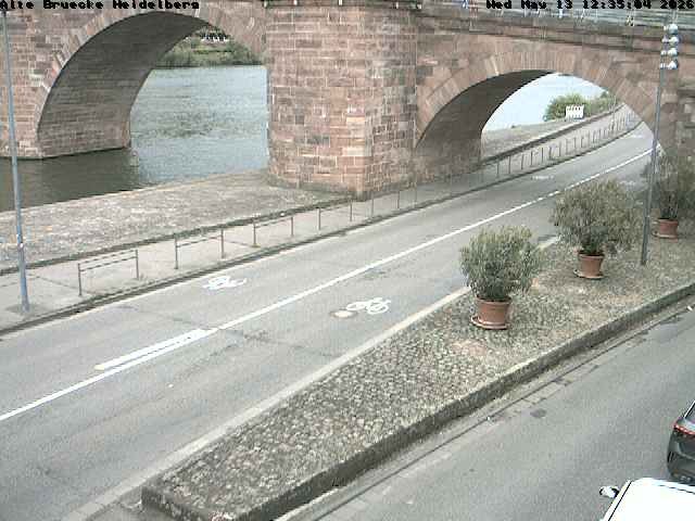 Archiv Foto Webcam Heidelberg: Alte Brücke am Neckar