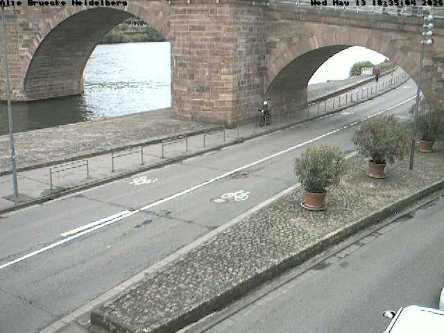 Archiv Foto Webcam Heidelberg: Alte Brücke am Neckar