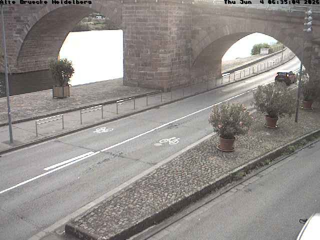 Archiv Foto Webcam Heidelberg: Alte Brücke am Neckar