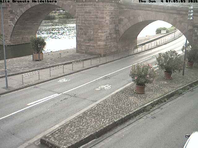 Archiv Foto Webcam Heidelberg: Alte Brücke am Neckar