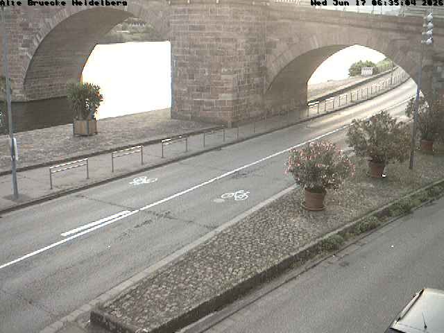 Archiv Foto Webcam Heidelberg: Alte Brücke am Neckar