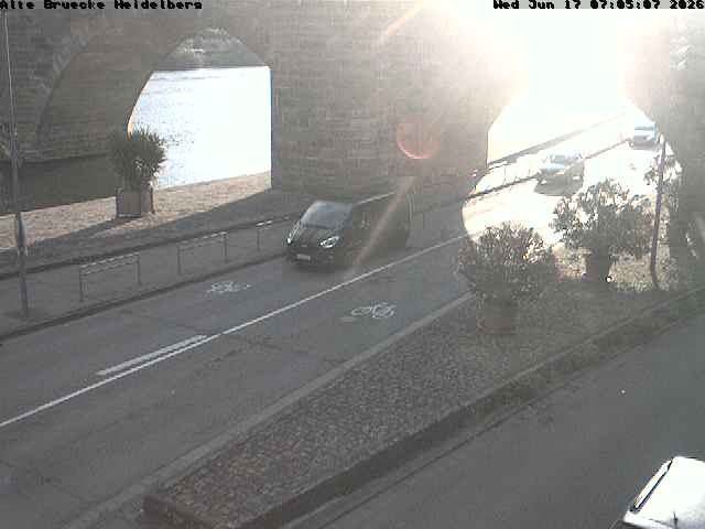 Archiv Foto Webcam Heidelberg: Alte Brücke am Neckar