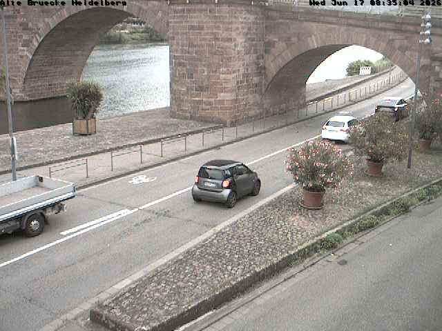 Archiv Foto Webcam Heidelberg: Alte Brücke am Neckar