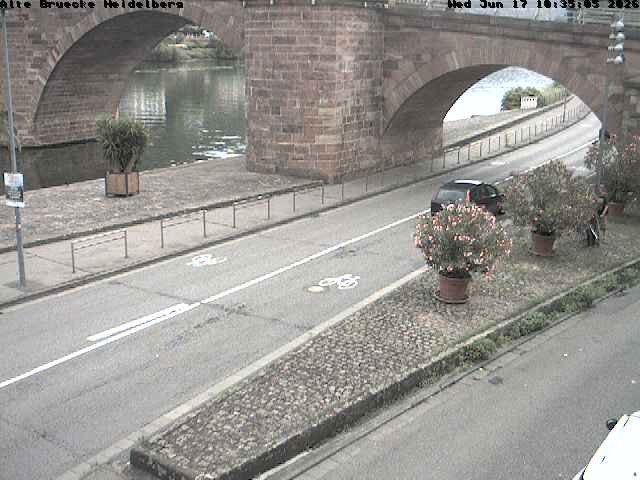 Archiv Foto Webcam Heidelberg: Alte Brücke am Neckar