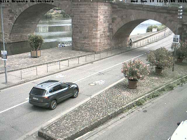 Archiv Foto Webcam Heidelberg: Alte Brücke am Neckar