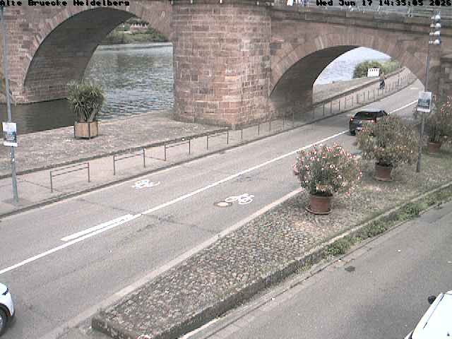 Archiv Foto Webcam Heidelberg: Alte Brücke am Neckar